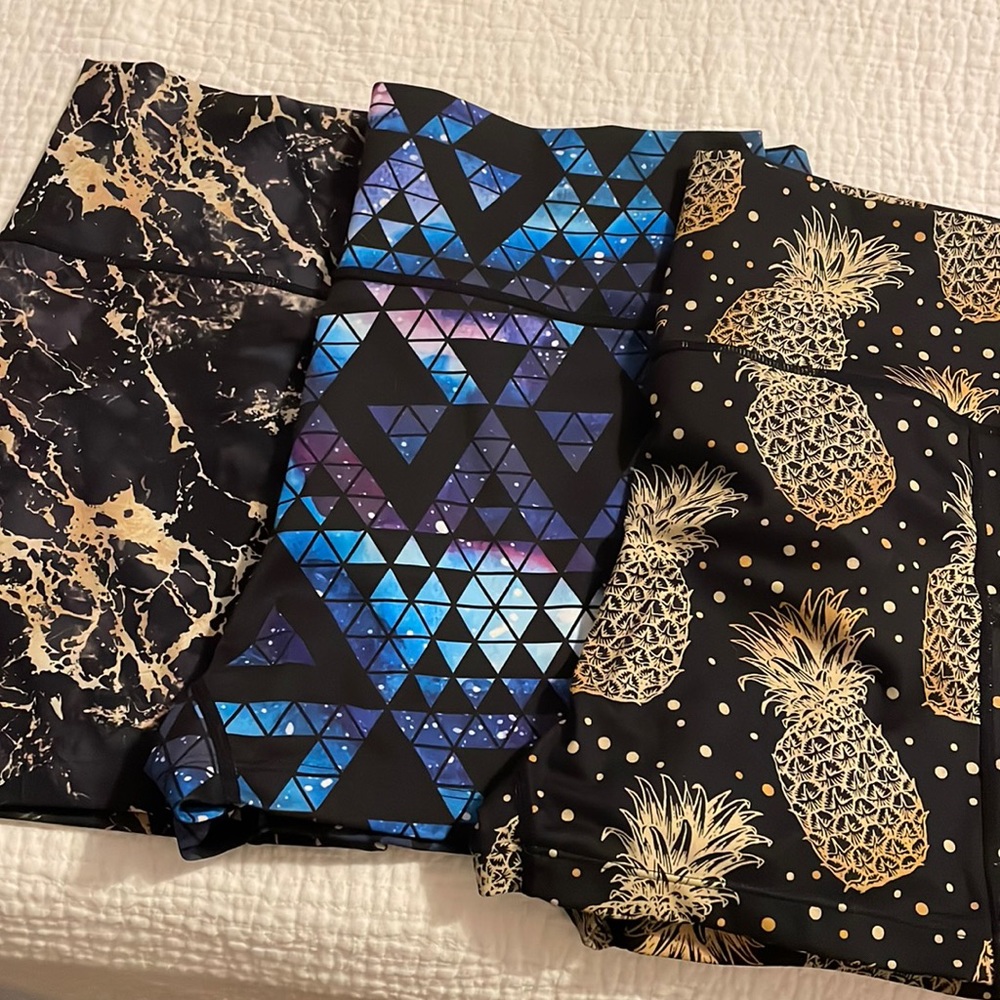 THREE PAIRS of Constantly Varied Gear “Booty” Shorts